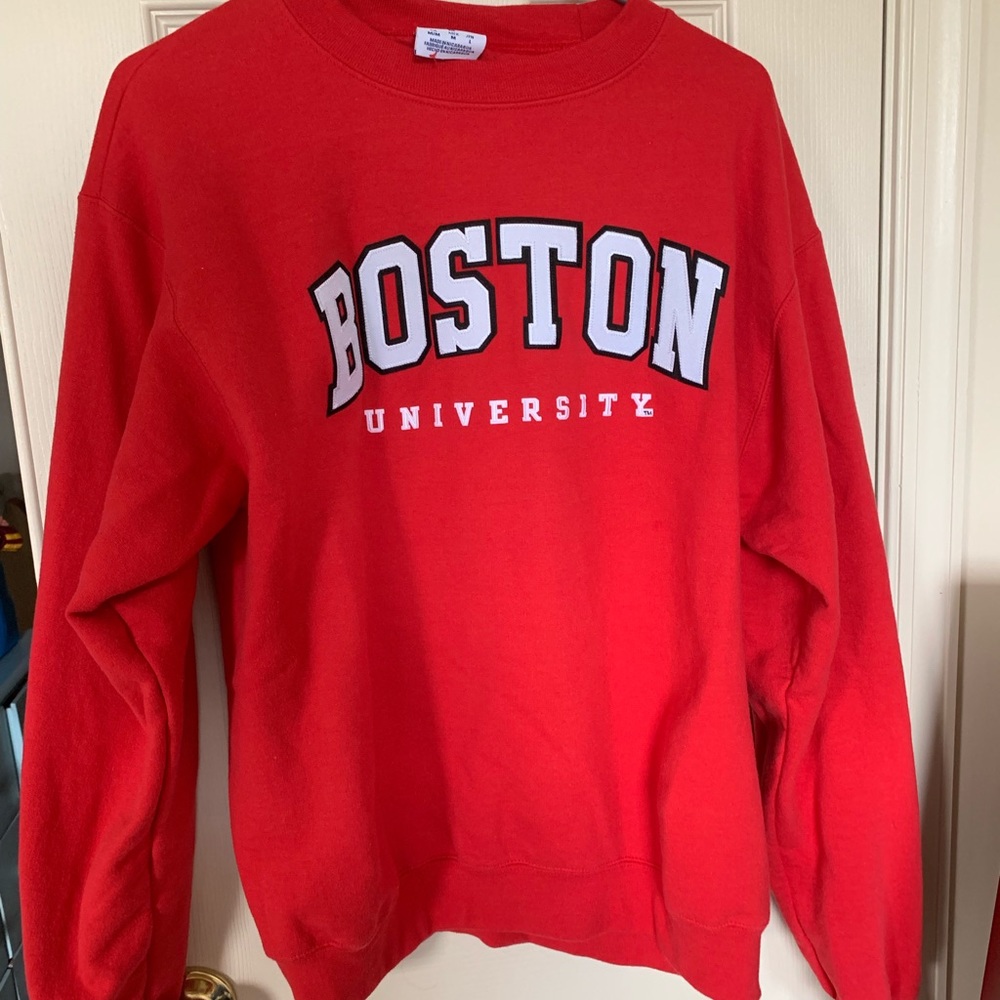 Boston university crewneck.